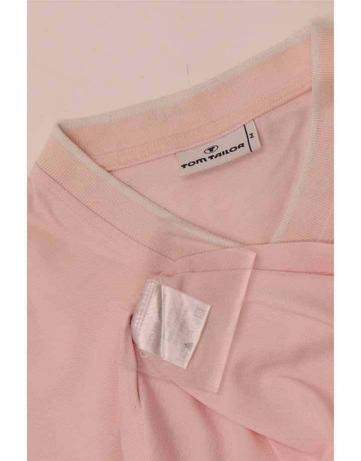 Tom Tailor Mens T-Shirt Top Medium Pink Cotton