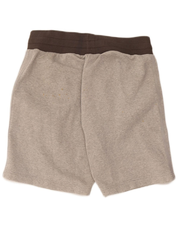 Adidas Mens Sport Shorts Large Grey Colourblock Cotton