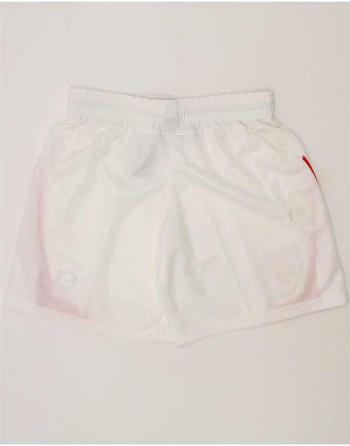 NIKE Boys Switzerland Graphic Sport Shorts 10-11 Years Medium White Vintage Nike and Second-Hand Nike from Messina Hembry 