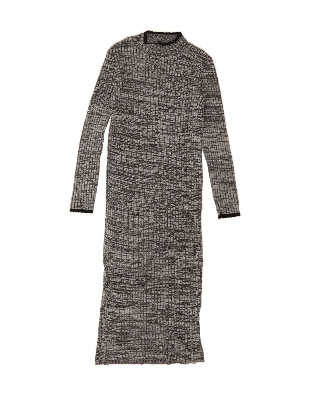 TOPSHOP Womens Long Sleeve Jumper Dress UK 12 Medium Grey Vintage Topshop and Second-Hand Topshop from Messina Hembry 