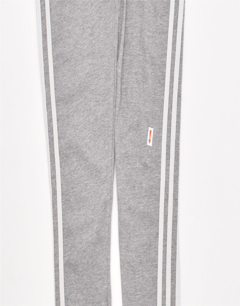 ADIDAS Womens Leggings UK 8 Small Grey Cotton Sports | Vintage | Thrift | Second-Hand | Used Clothing | Messina Hembry 