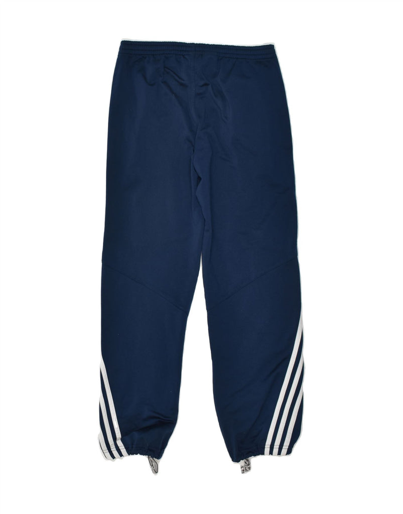 ADIDAS Boys Tracksuit Trousers Joggers 11-12 Years Navy Blue Polyester | Vintage Adidas | Thrift | Second-Hand Adidas | Used Clothing | Messina Hembry 