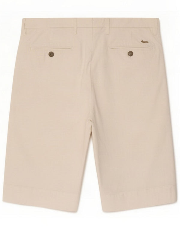 Harmont & Blaine Mens Chino Shorts IT 48 Medium W34 White Cotton