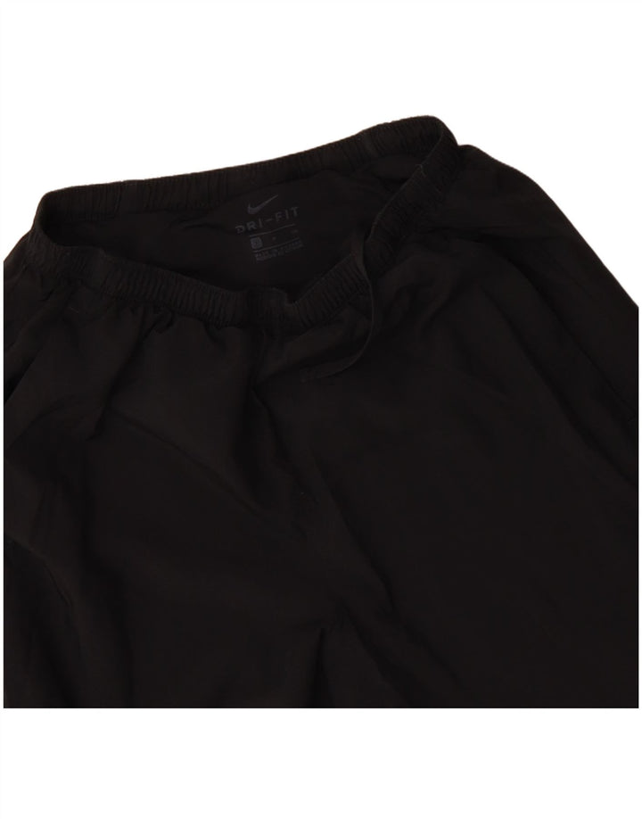 NIKE Womens Dri Fit Sport Shorts UK 8 Small  Black Polyester