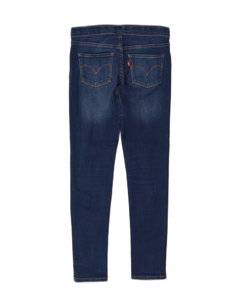 LEVI'S Girls Jegging Jeans 9-10 Years W26 L26 Navy Blue Cotton Vintage Levi's and Second-Hand Levi's from Messina Hembry 