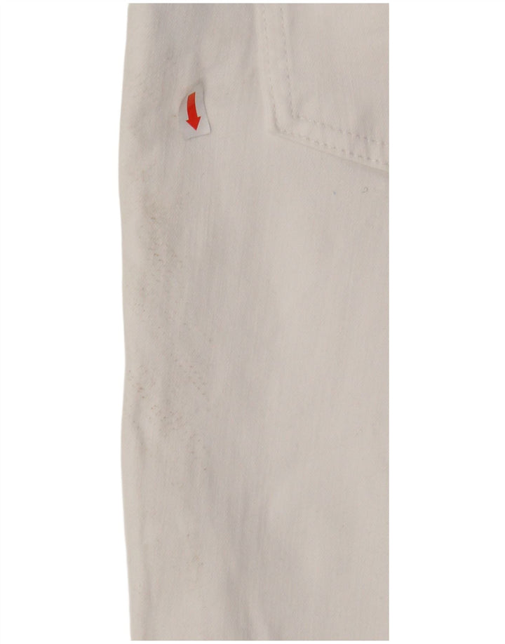 WAREHOUSE Womens Slim Jeans UK 14 Large W32 L26 White Cotton