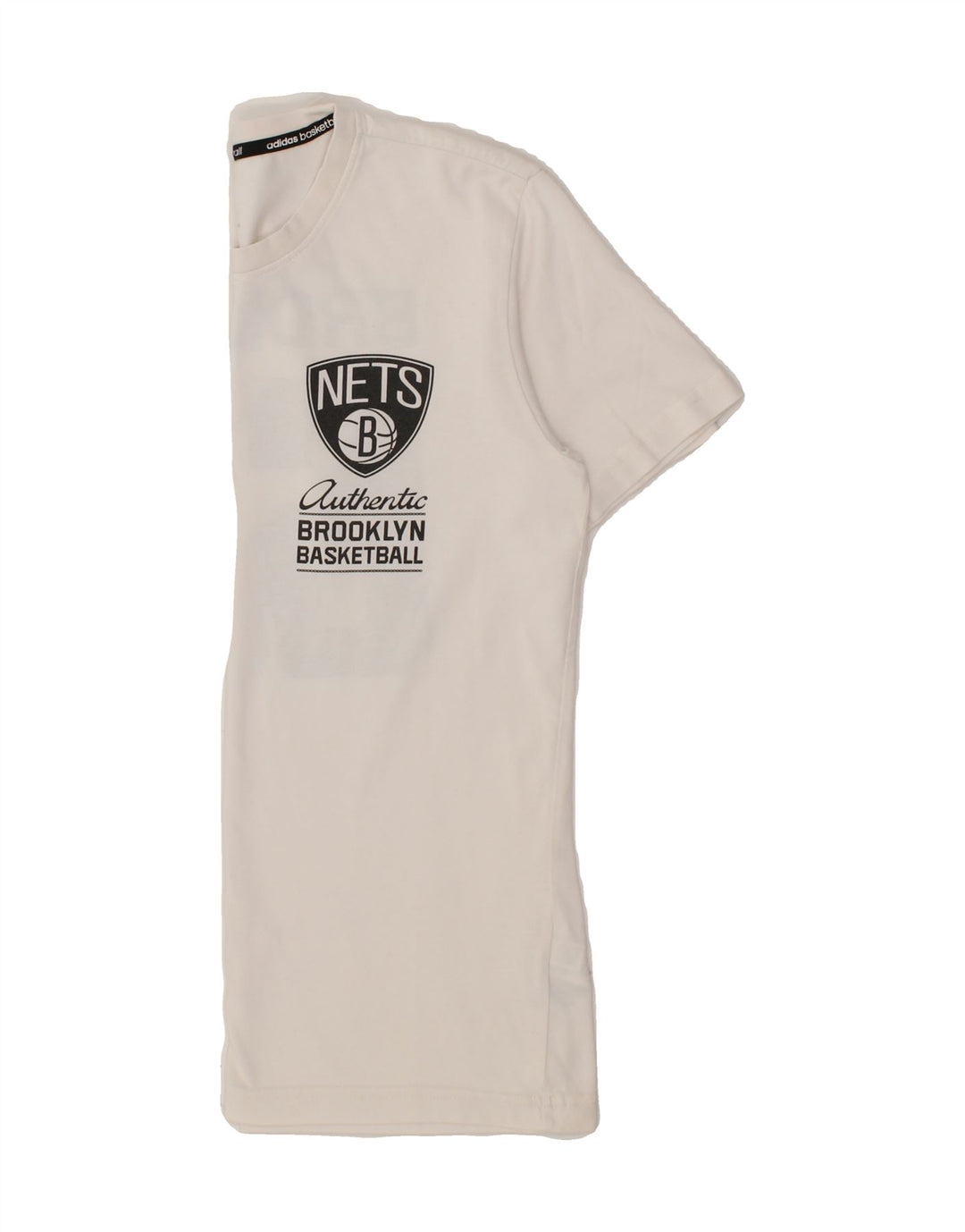 ADIDAS Mens Brooklyn Graphic T-Shirt Top Small White Vintage Adidas and Second-Hand Adidas from Messina Hembry 