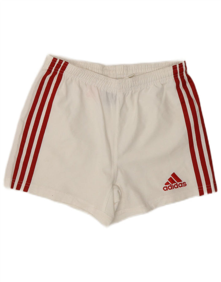 Adidas Boys Climacool Sport Shorts 9-10 Years White Polyester