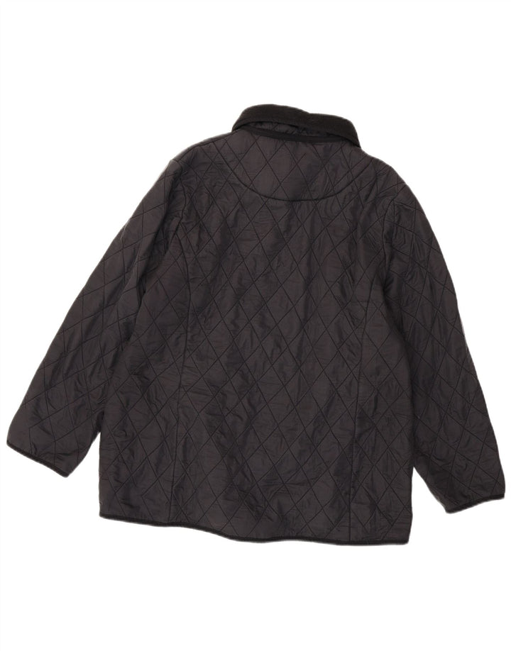 BARBOUR Womens Quilted Jacket UK 20 2XL Black Polyamide