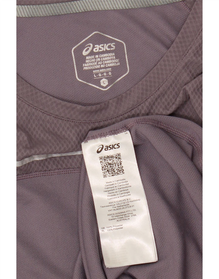 Asics Womens UK 14 Large Purple Polyester Sports