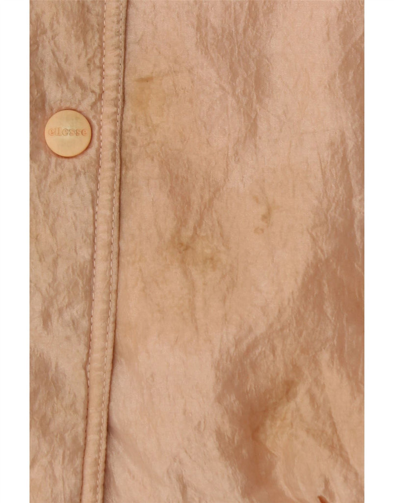 ELLESSE Womens Oversized Bomber Jacket IT 44 Medium Pink Nylon Vintage Ellesse and Second-Hand Ellesse from Messina Hembry 