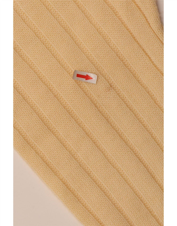 VINTAGE Womens Crew Neck Jumper Sweater IT 52 2XL Beige Wool