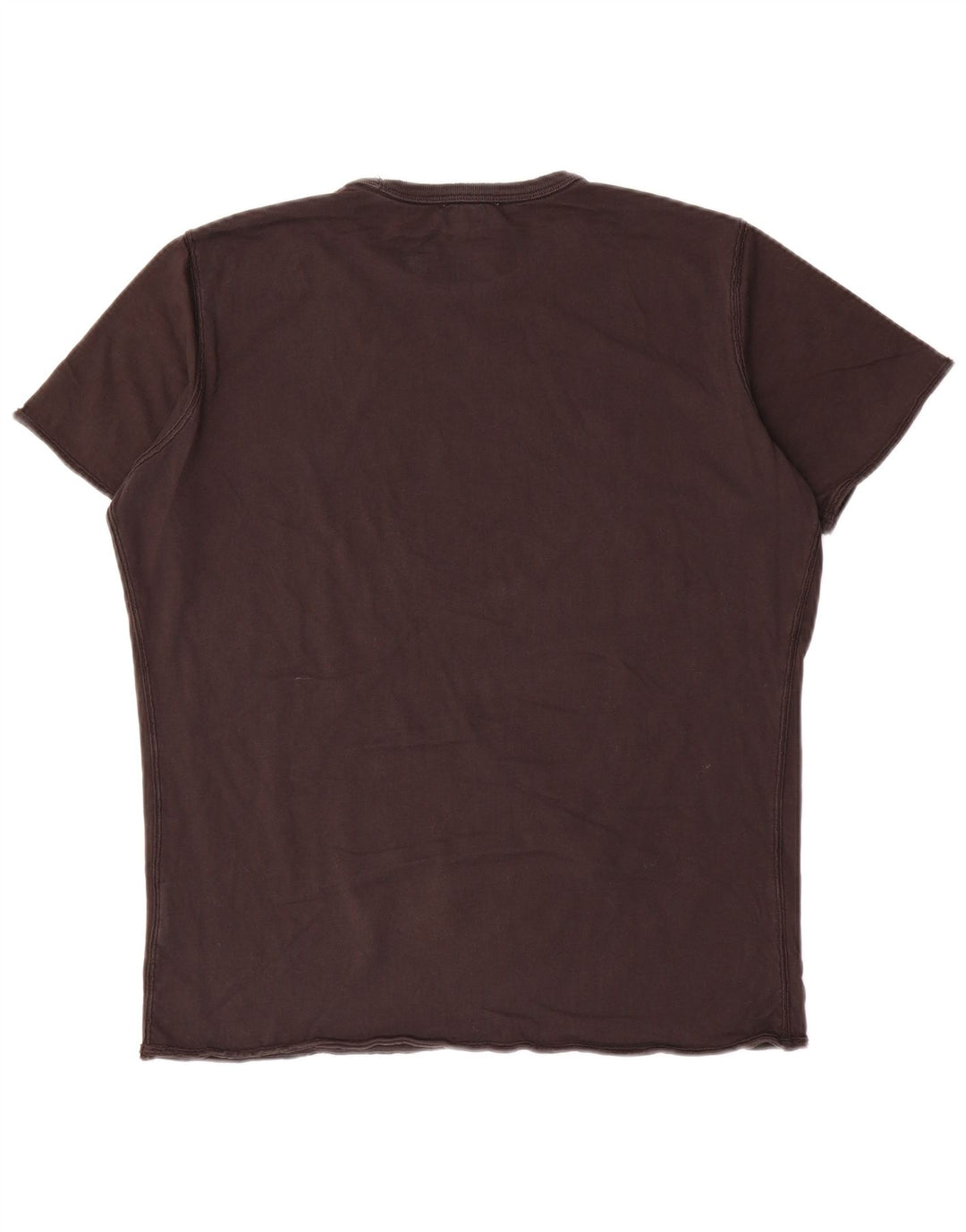 Diesel Mens Graphic T-Shirt Top Large Black Cotton