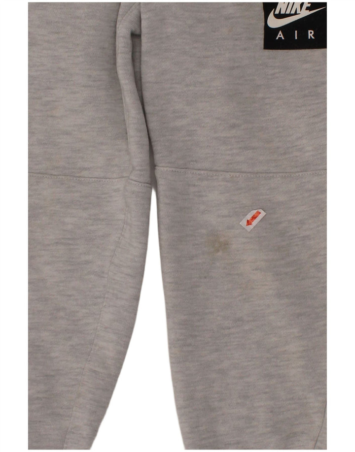 NIKE Boys Tracksuit Trousers Joggers 5-6 Years Medium  Grey Colourblock
