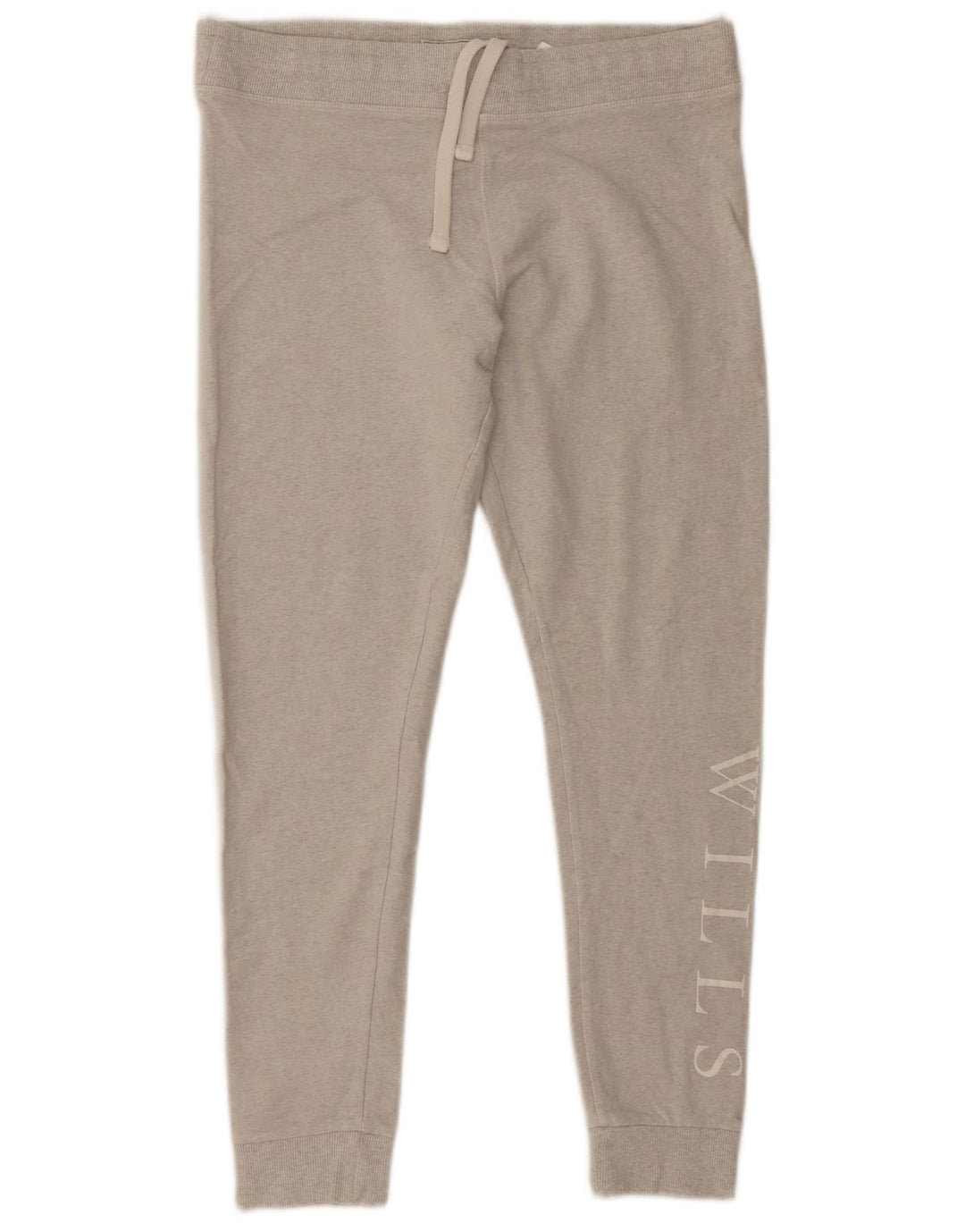 JACK WILLS Womens Graphic Tracksuit Trousers Joggers UK 14 Large  Grey