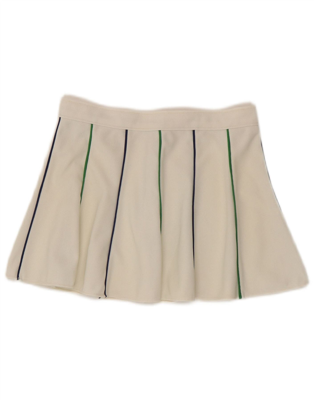 Vintage Womens Tennis Skirt UK 12 Medium White Striped
