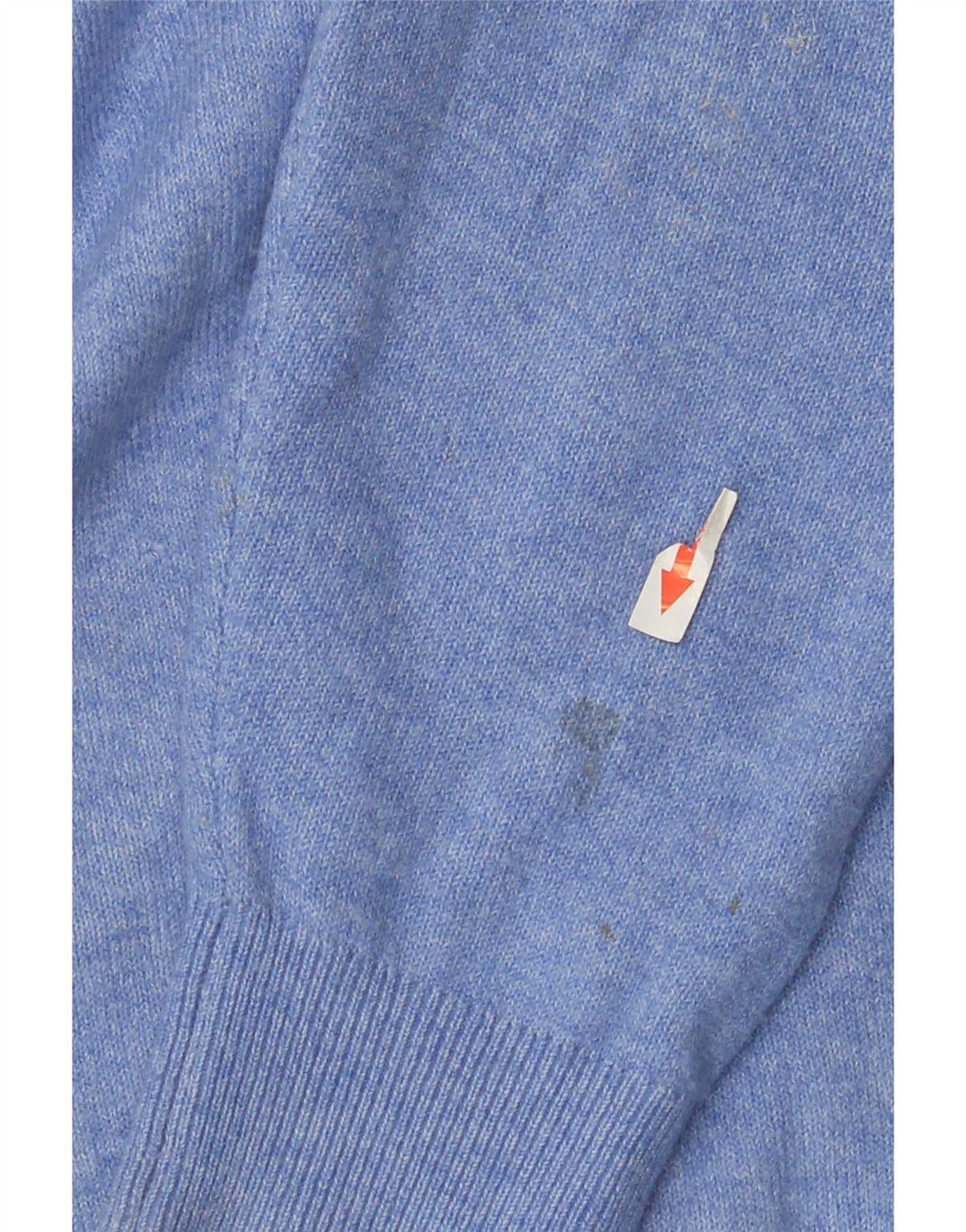 Marks & Spencer Mens Roll Neck Jumper Sweater Medium Blue Polyester