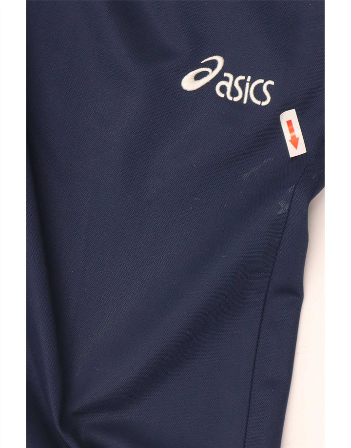 Asics Womens Tracksuit Trousers Large Navy Blue Polyester Sports