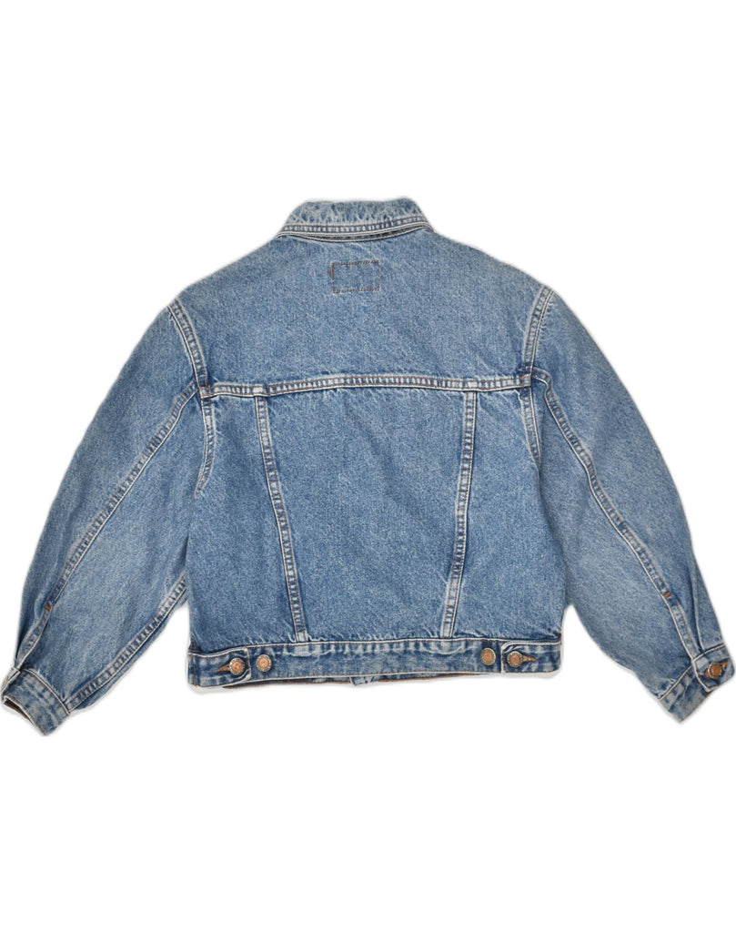 BENETTON Boys Denim Jacket 9-10 Years Medium Blue Cotton | Vintage Benetton | Thrift | Second-Hand Benetton | Used Clothing | Messina Hembry 