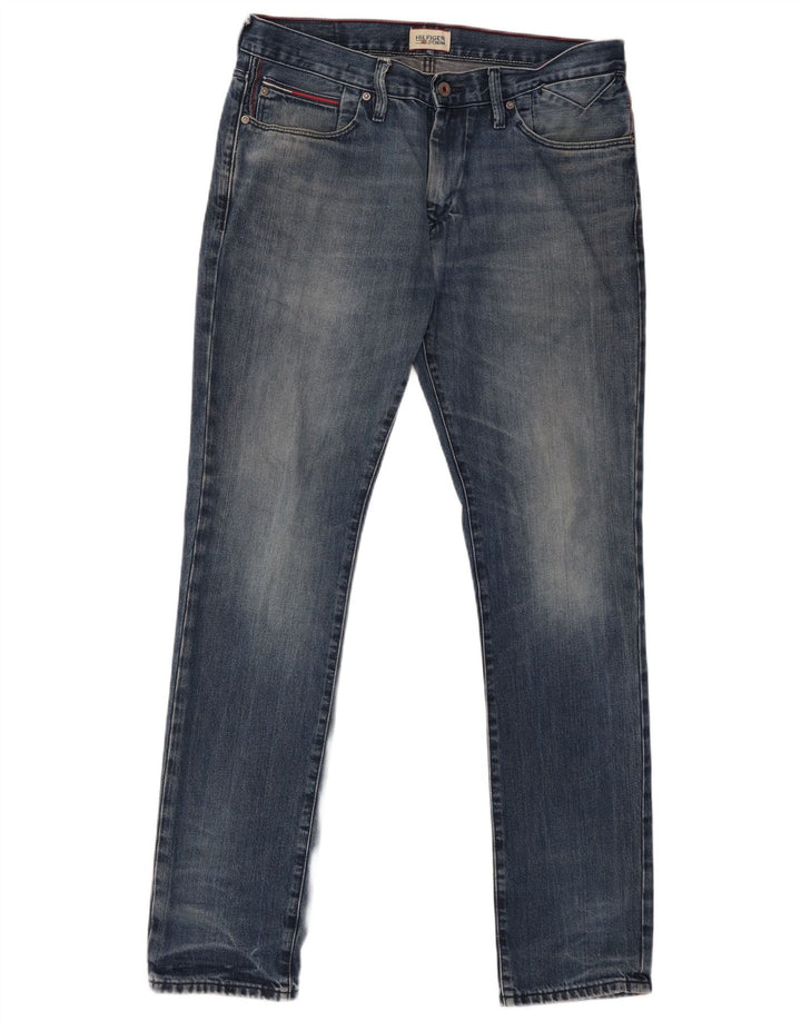 Tommy Hilfiger Mens Slim Jeans W33 L34 Navy Blue