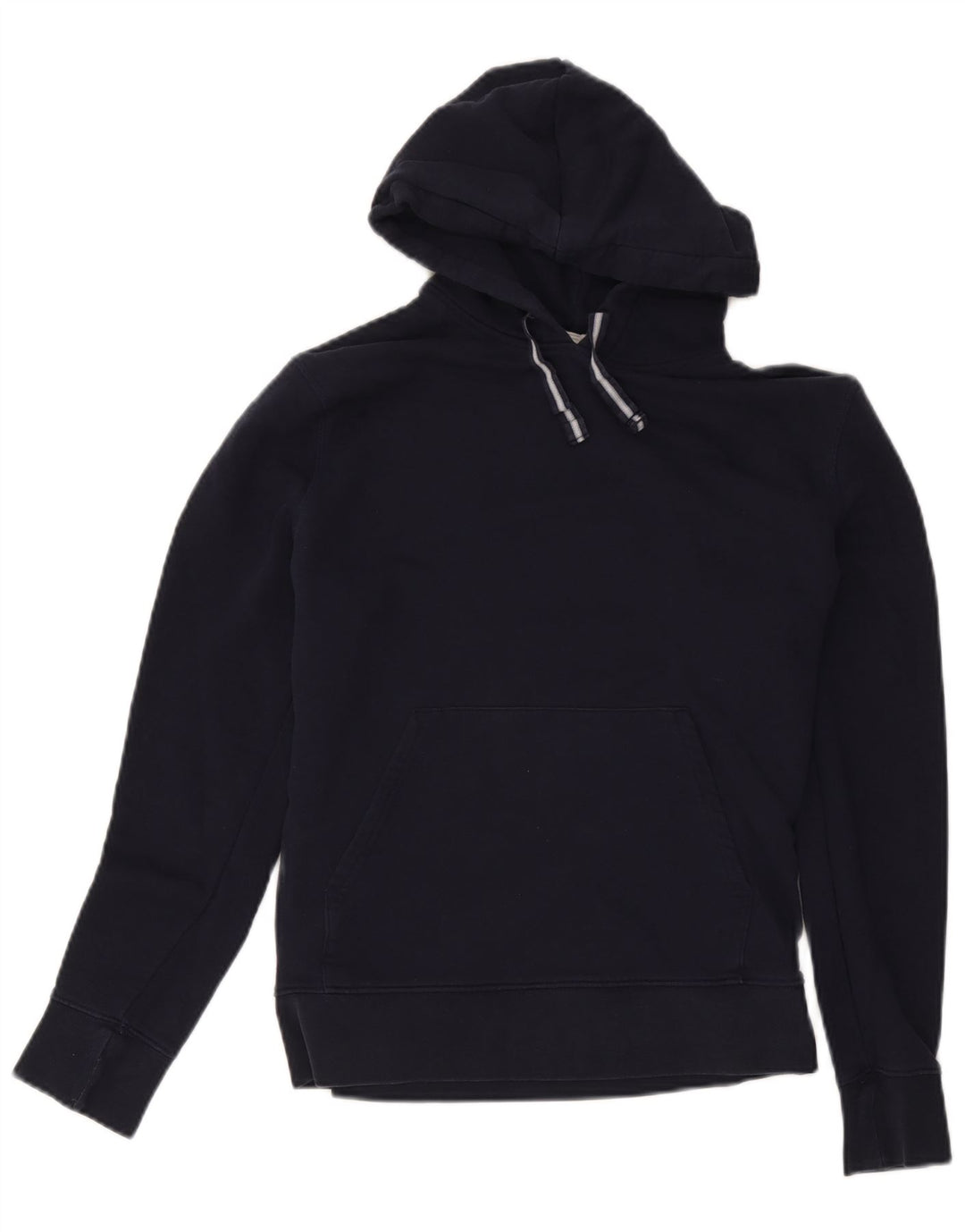 Marks & Spencer Mens Hoodie Jumper Small Navy Blue Cotton