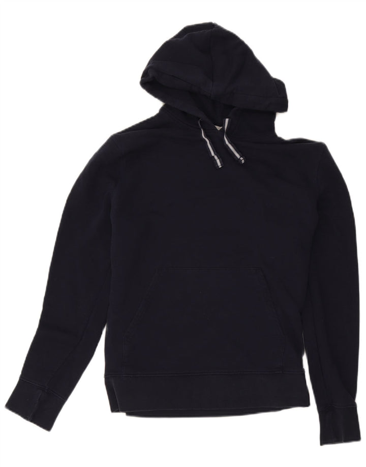 Marks & Spencer Mens Hoodie Jumper Small Navy Blue Cotton