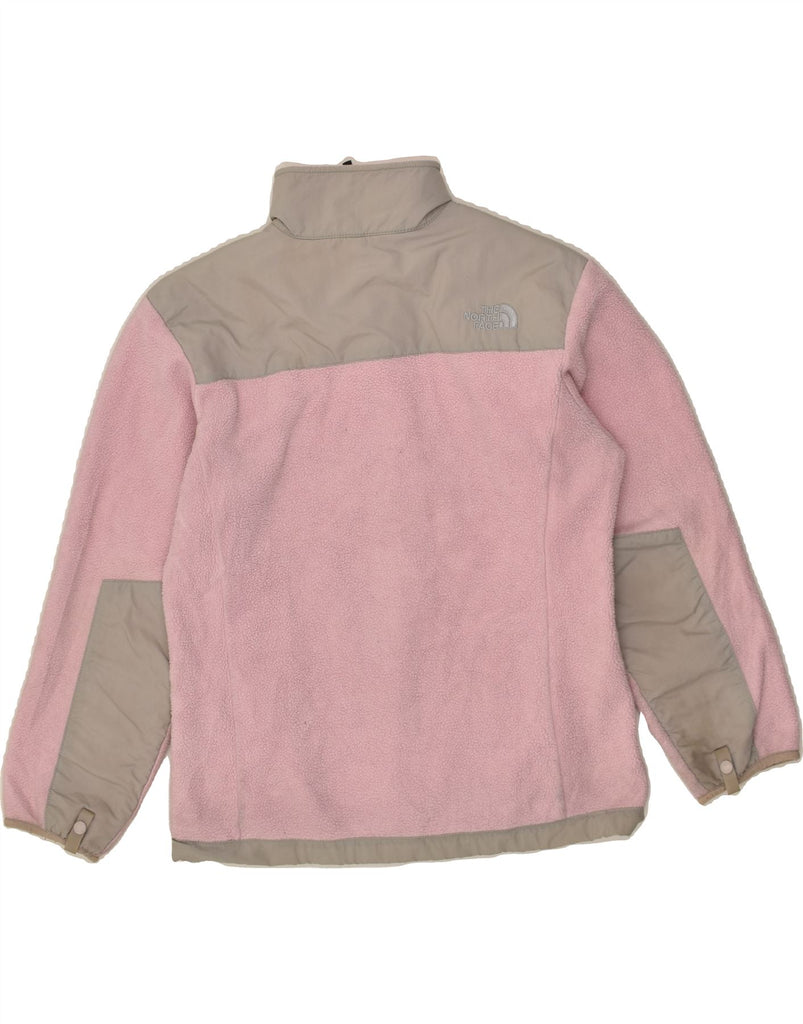 THE NORTH FACE Girls Fleece Jacket 13-14 Years Large Pink Colourblock | Vintage The North Face | Thrift | Second-Hand The North Face | Used Clothing | Messina Hembry 