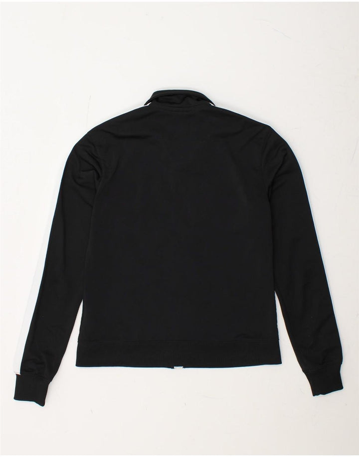 NIKE Womens Loose Fit Tracksuit Top Jacket UK 6 XS Black Colourblock