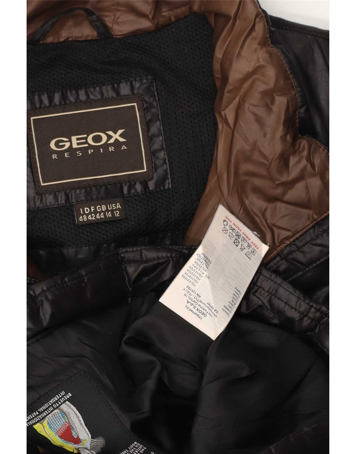 Geox Womens Respira Padded Jacket UK 14 Large Black Polyester