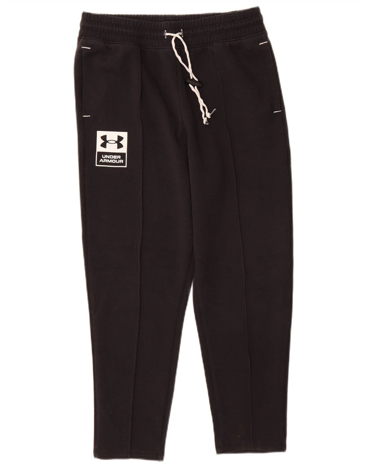 Under Armour Womens Graphic Tracksuit Trousers Small Black Polyester