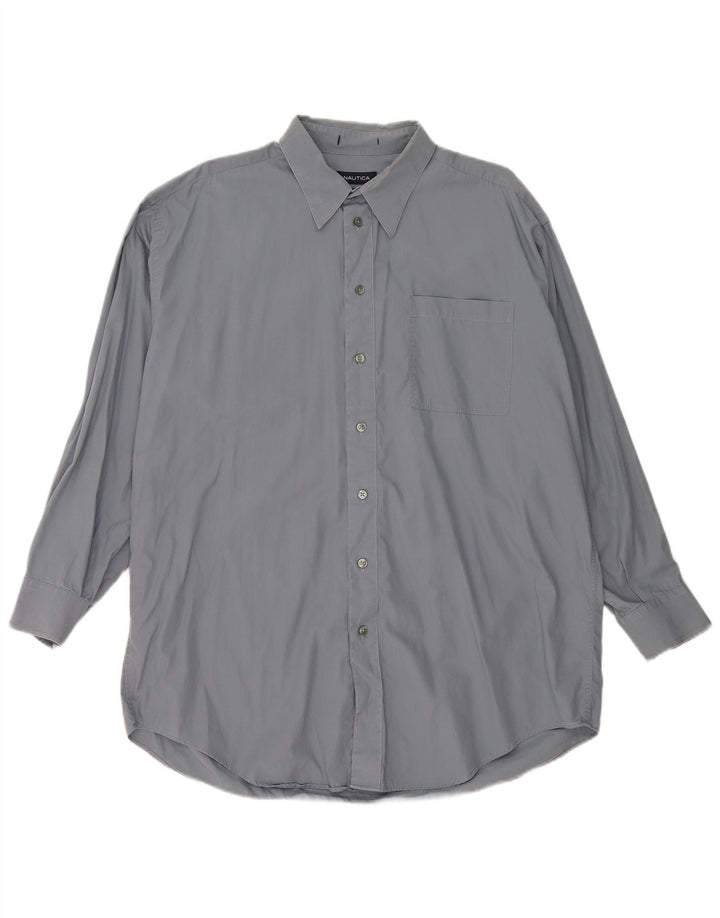 Nautica Mens Shirt XL Grey