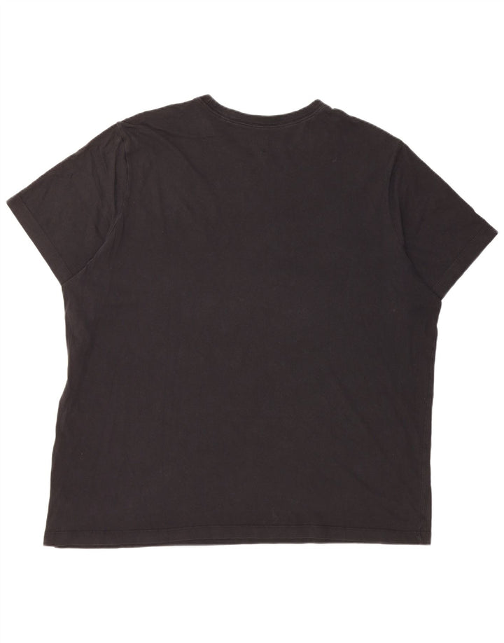 Nike Mens T-Shirt Top 2XL Black