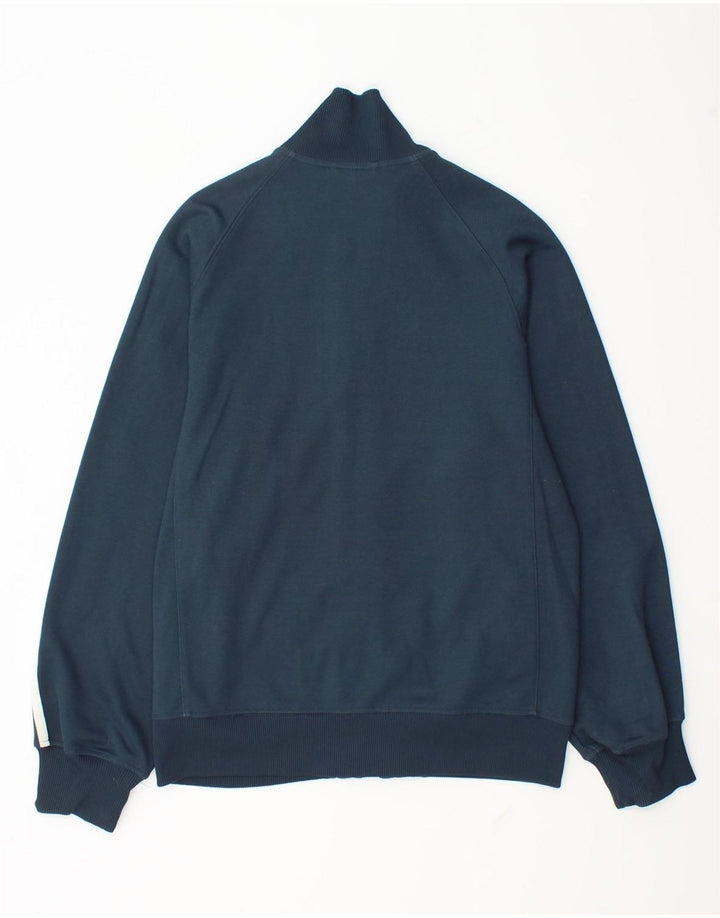 Adidas Mens Tracksuit Top Jacket Small Navy Blue Cotton
