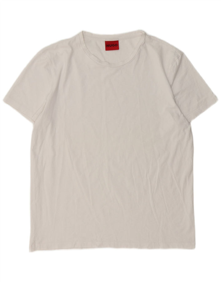 Hugo Boss Mens T-Shirt Top XL White