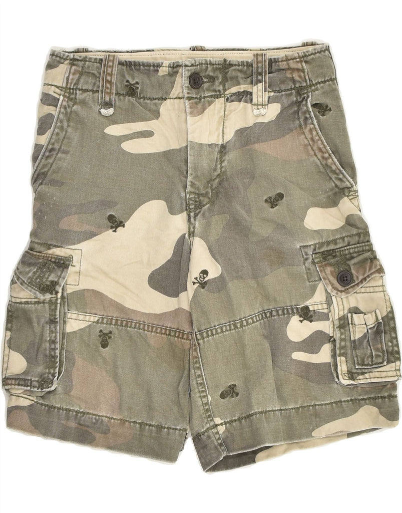 GAP Boys Slim Cargo Shorts 9-10 Years W25 Khaki Camouflage Cotton | Vintage Gap | Thrift | Second-Hand Gap | Used Clothing | Messina Hembry 