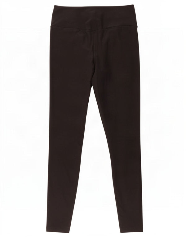 Nike Womens Dri Fit Leggings UK 10 Small Black Polyester