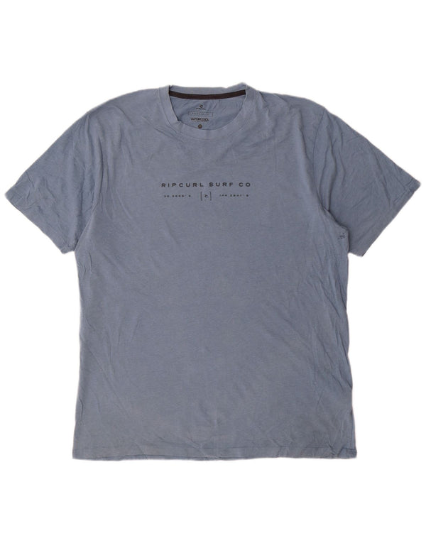 Rip Curl Mens Relaxed Fit Graphic T-Shirt Top 2XL Blue Cotton