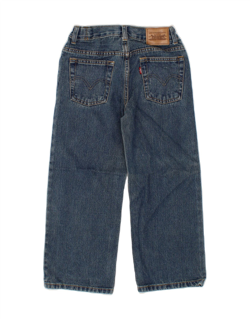 LEVI'S Boys Loose Fit Straight Jeans 6-7 Years W22 L20 Blue Cotton Vintage Levi's and Second-Hand Levi's from Messina Hembry 