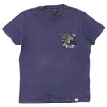 Woolrich Mens T-Shirt Top Medium Blue Cotton