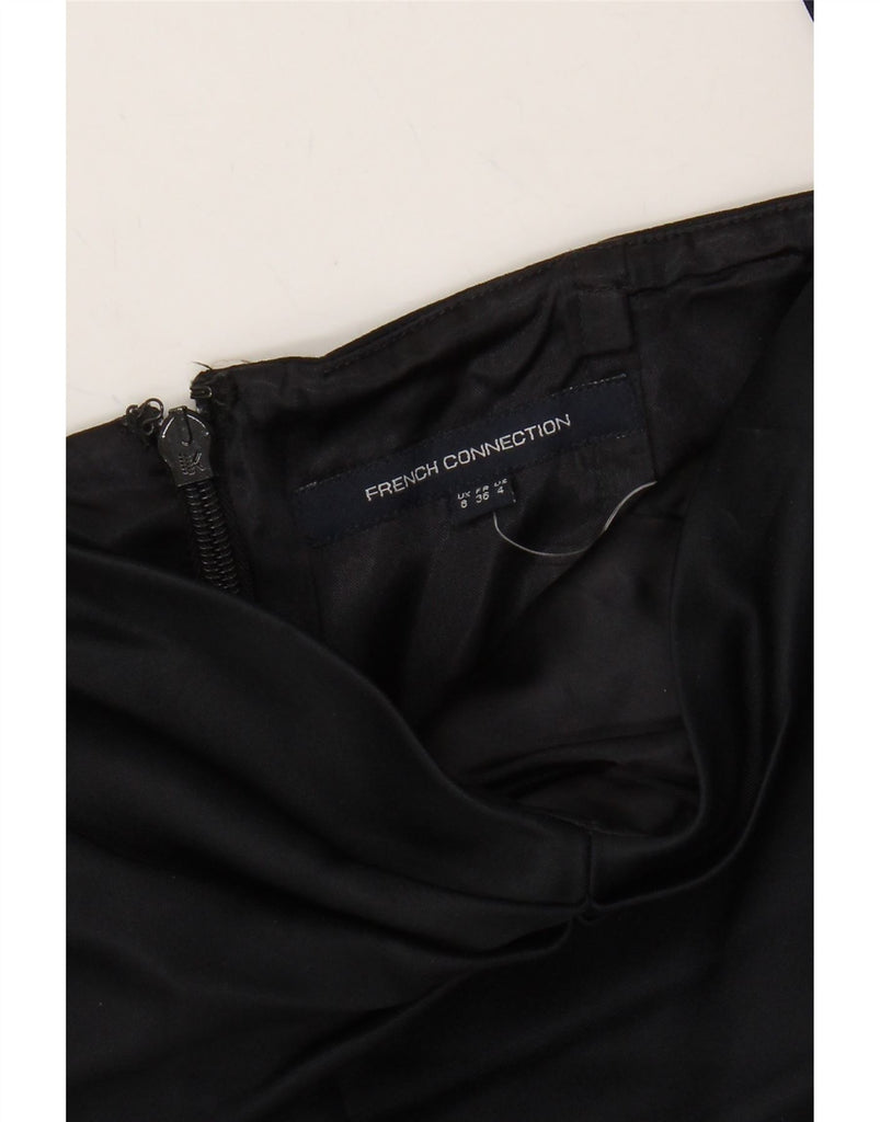 FRENCH CONNECTION Womens Strapless Dress UK 8 Small  Black Polyamide Vintage French Connection and Second-Hand French Connection from Messina Hembry 