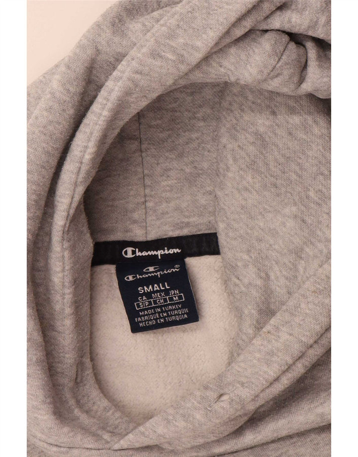 Champion Mens Hoodie Jumper Small Grey Colourblock