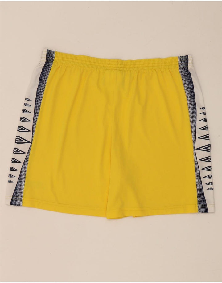 Umbro Mens Graphic 2 Piece Set XL Yellow Colourblock Polyester