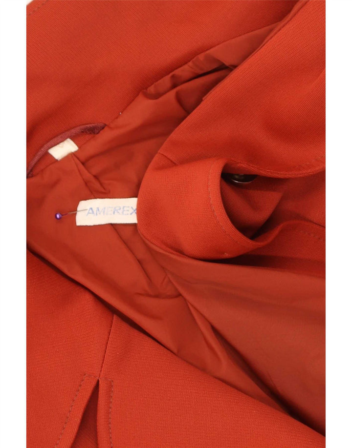 Vintage Womens Overcoat UK 12 Medium Red