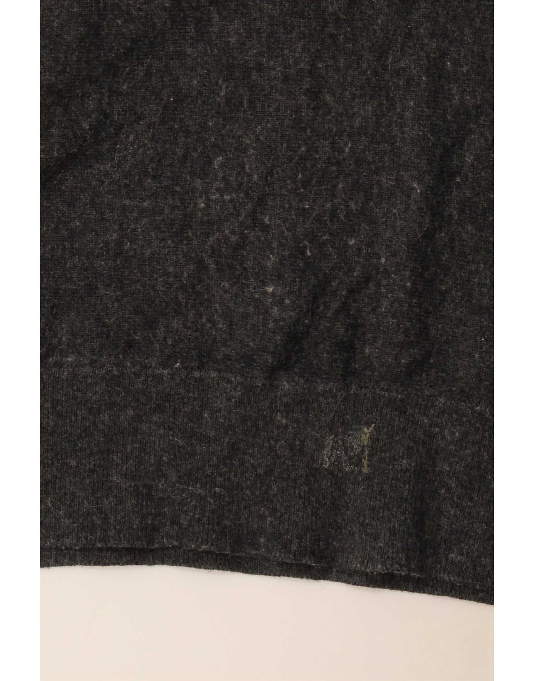 Marks & Spencer Womens Top 3/4 Sleeve UK 12 Medium Grey Viscose