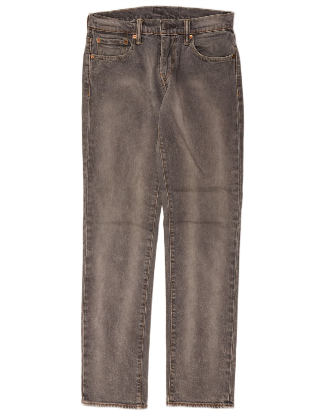 Levi's Mens 511 Slim Jeans W28 L32 Grey Cotton