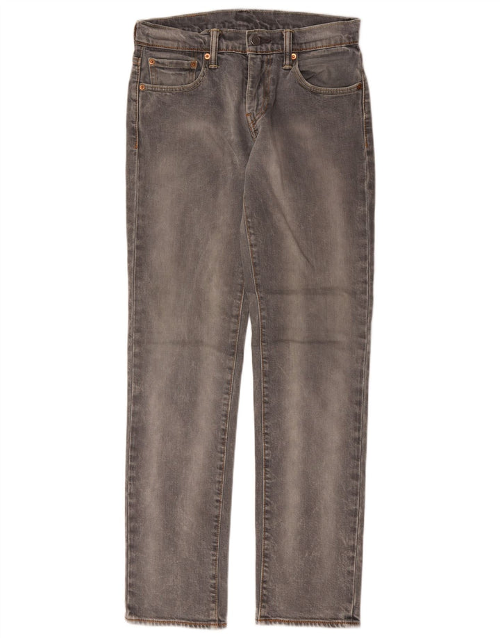 Levi's Mens 511 Slim Jeans W28 L32 Grey Cotton