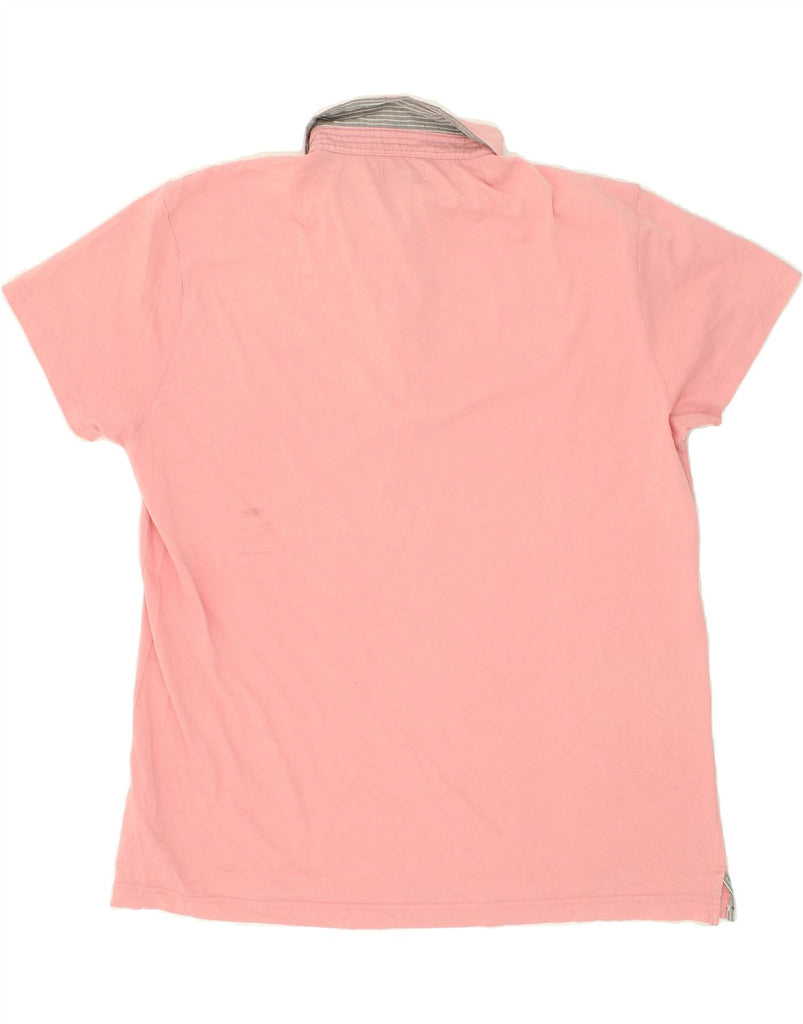 MARLBORO CLASSICS Mens Polo Shirt 2XL Pink Cotton Vintage Marlboro Classics and Second-Hand Marlboro Classics from Messina Hembry 