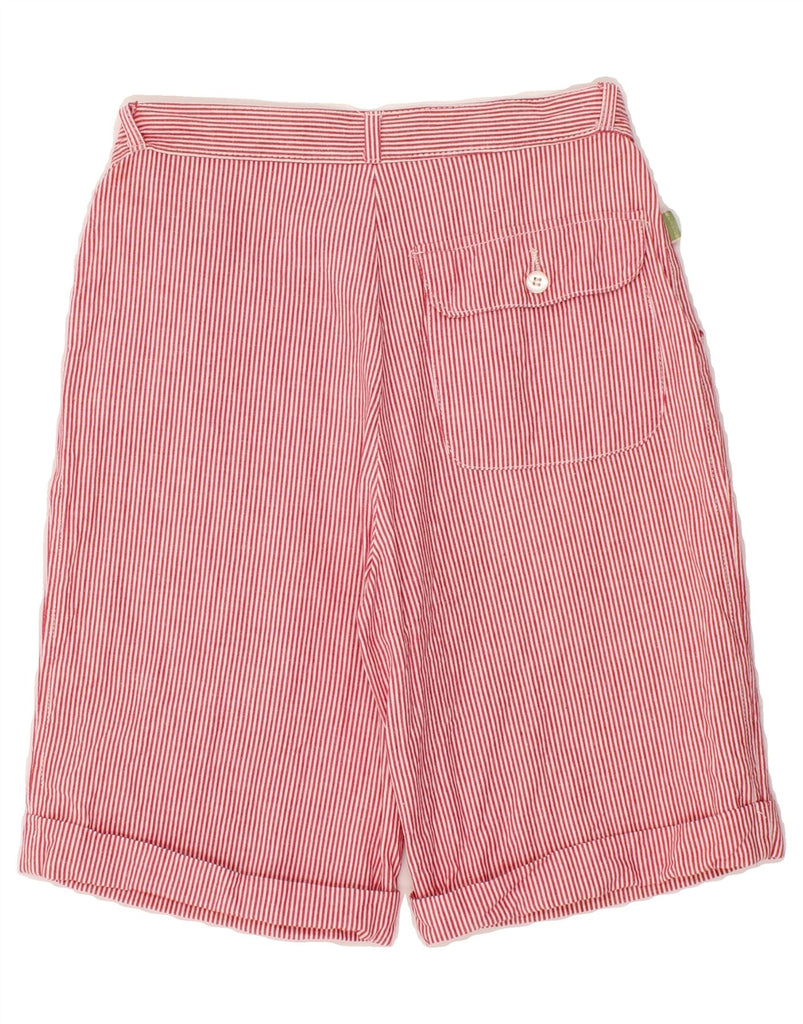 DIADORA Mens High Waist Bermuda Shorts W26 XS  Red Pinstripe Vintage Diadora and Second-Hand Diadora from Messina Hembry 