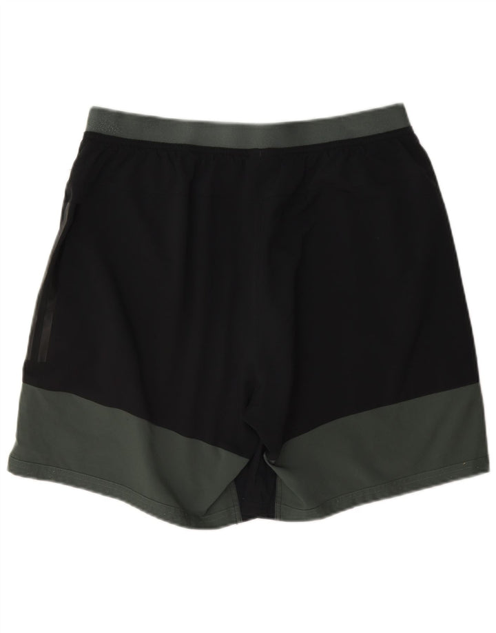 Adidas Mens Climacool Sport Shorts Large Black Colourblock Polyester