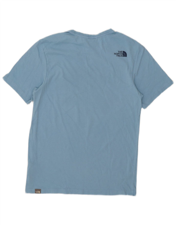 The North Face Mens Graphic T-Shirt Top Small Blue Cotton